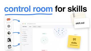 you need a control room for your agent skills...