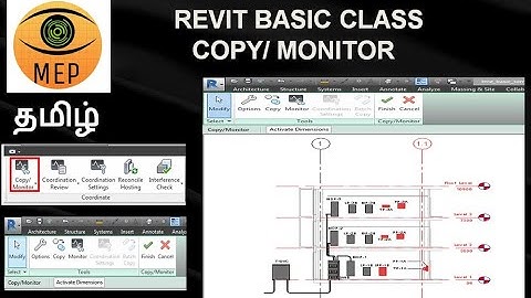 COPY MONITOR_ REVIT MEP TUTORIAL IN TAMIL