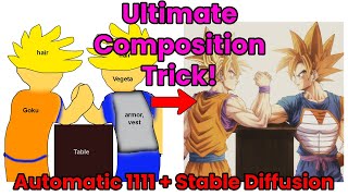 How to perfectly compose your AI Art - Ultimate Trick for Automatic 1111 + Stable Diffusion
