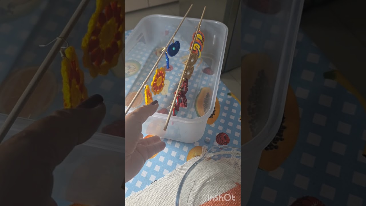 Como Endurecer Brincos de Crochê com Gelatina Incolor.