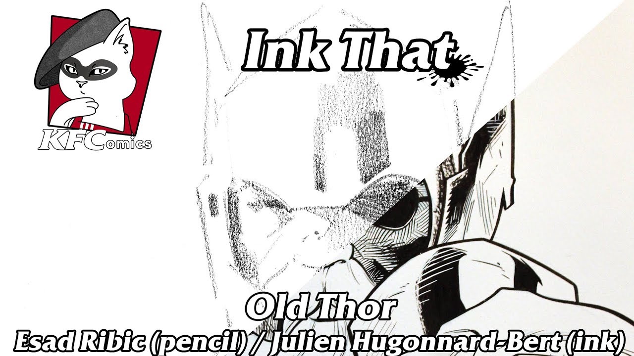 Ink That : Old Thor Esad Ribic Inked by Julien Hugonnard-Bert - YouTube