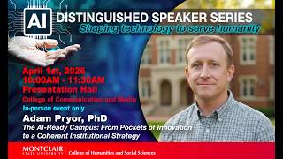 AI Distinguished Speaker Series: The AI-Ready Campus