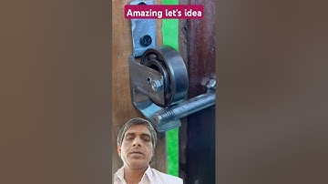 Simple idea with automatic gate latch lock # mechanism lock # DIY # Craft design # New style
