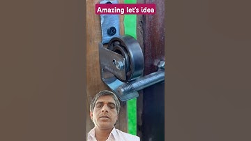 Simple idea with automatic gate latch lock # mechanism lock # DIY # Craft design # New style