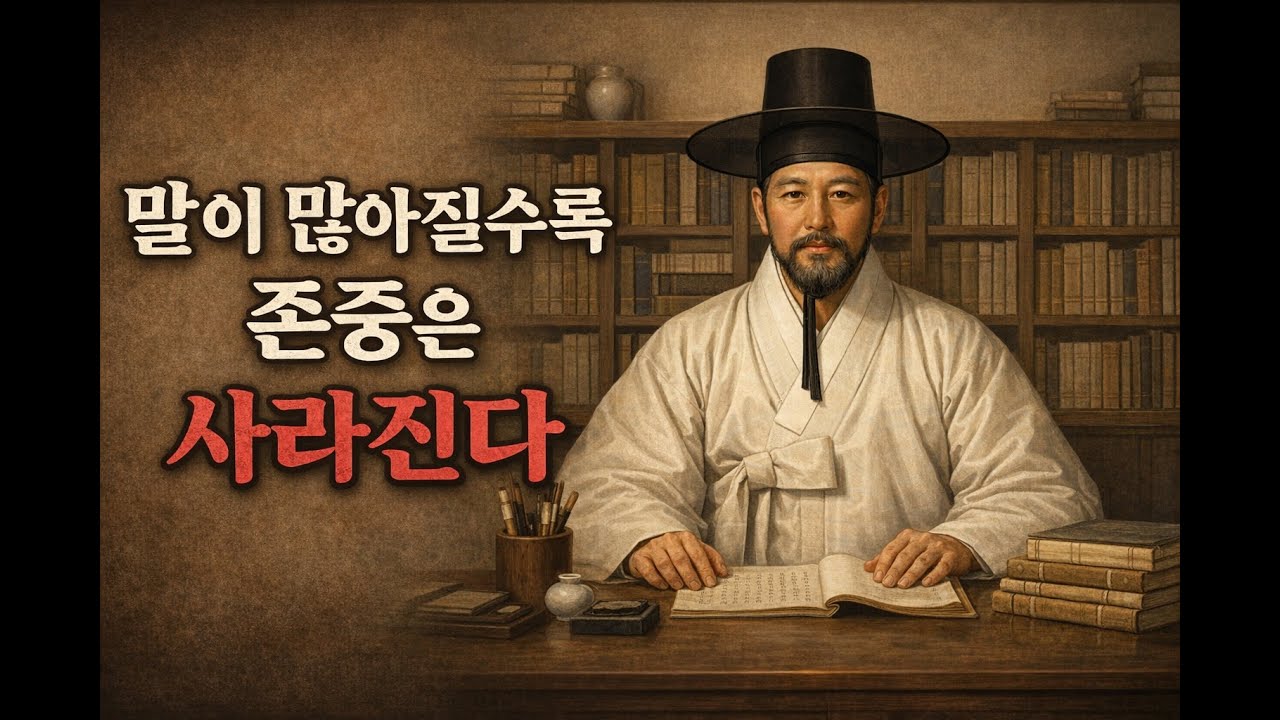 나이 들수록 말이 많아지는 이유 정약용이 말하는 존중의 태도