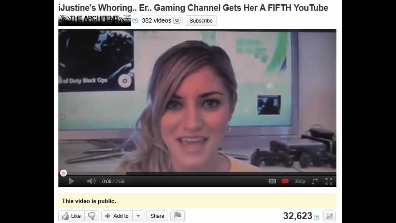 LALAFC: iWhore, AKA, iJustine Makes a Whoring er... Gaming Channel