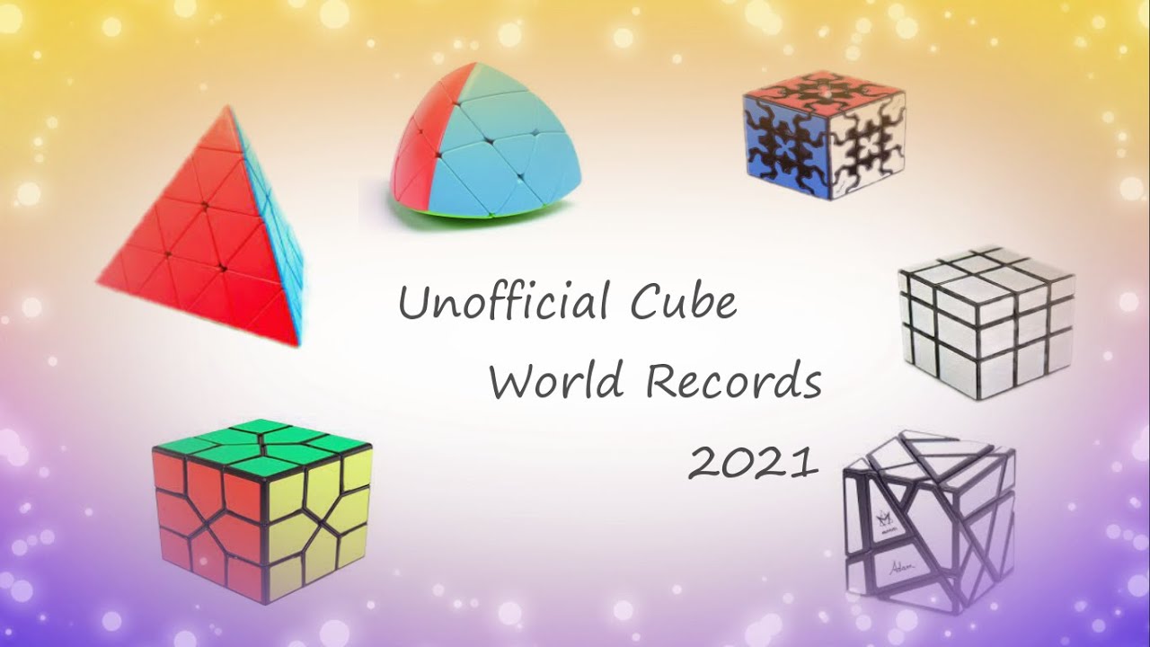 [NEW] Rubik's Cube World Records 2021 || Non-WCA Puzzles World Record | Speedcubing UWRs Single