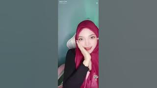 Jilbab Cantik Pamer belahan halu hijab                                       #bigo #halu