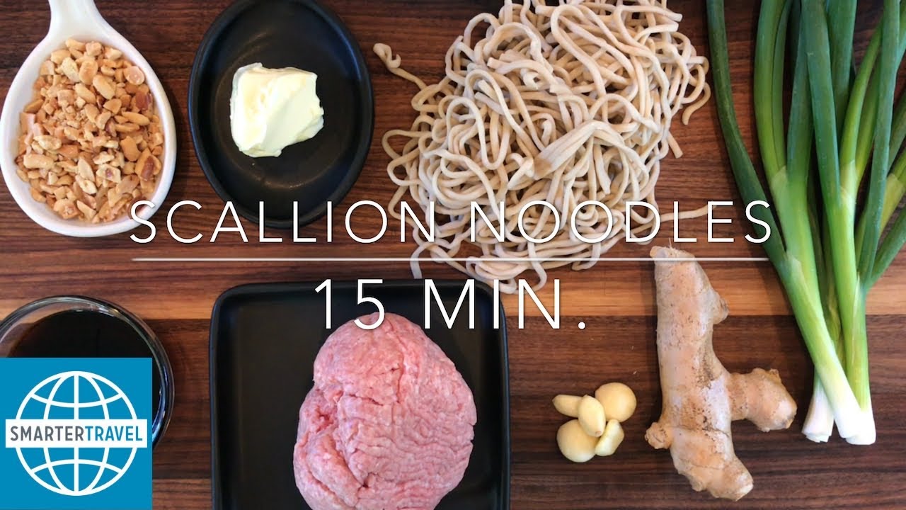 Vacation Rental Recipes: Scallion Noodles | SmarterTravel