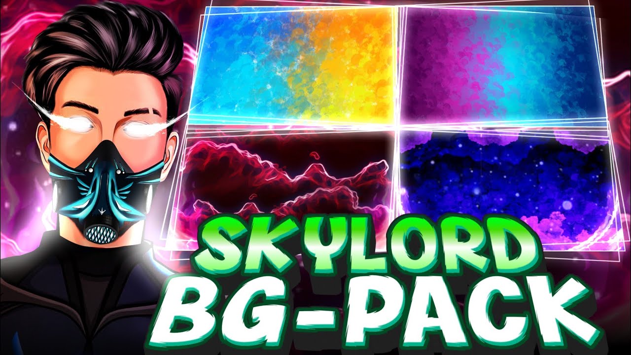 SKYLORD BACKGROUND PACK FREEFIRE THAMBANAIL BACKGROUND PACK FREEFIRE GFX PACK DOWNLOAD