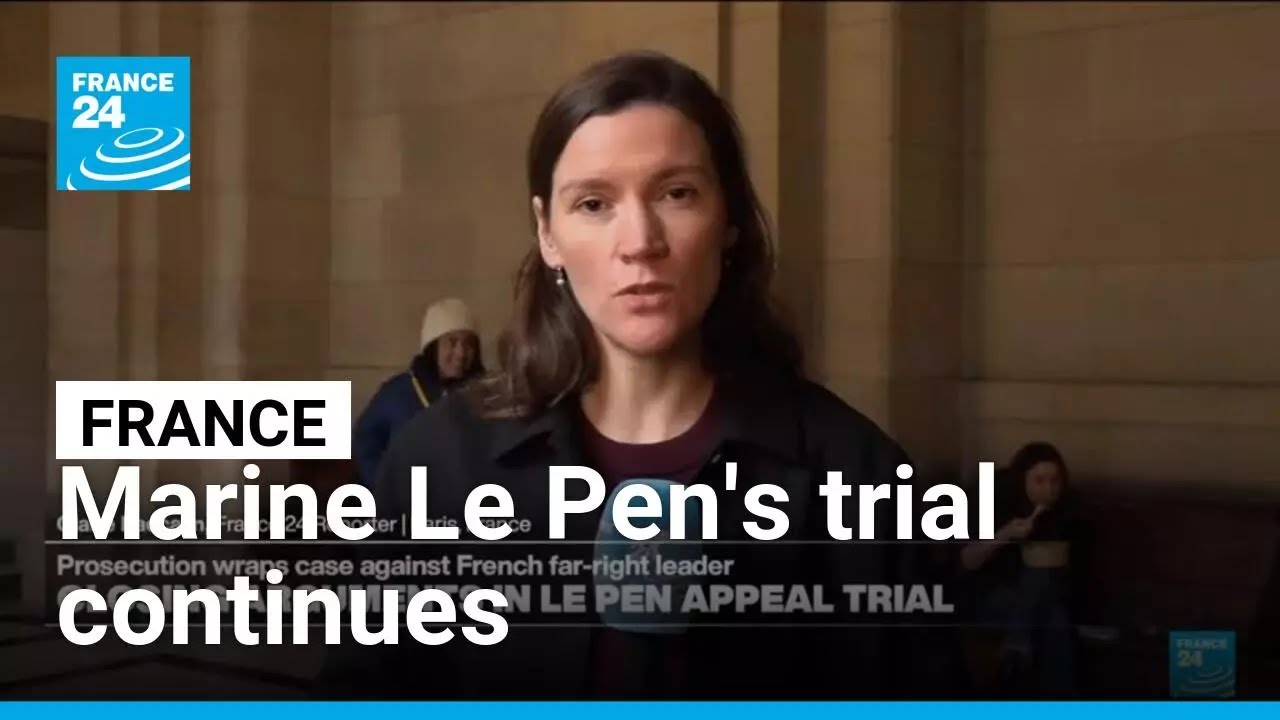 France: Closing arguments in the far-right leader trial Marine Le Pen • FRANCE 24 English