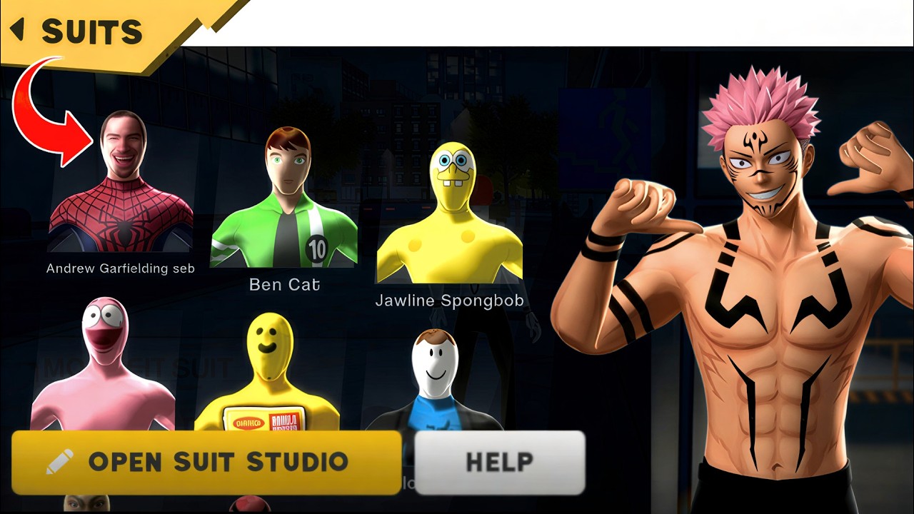 Can I Add Unique And Funny Skins 🤔 In Spider Fuser?