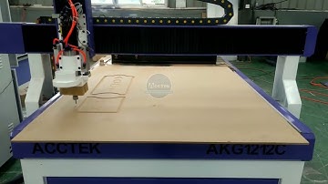 Acctek atc cnc router AKG1212C working video show
