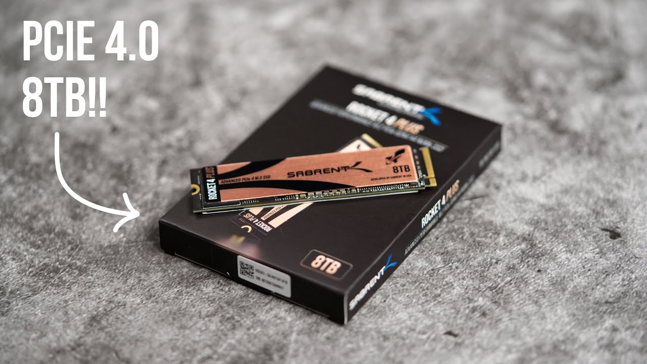 SABRENT 8TB Rocket 4 Plus NVMe 4.0 Gen4 PCIe M.2 Internal SSD