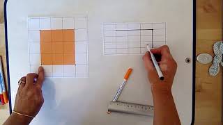 GEOMETRIE reproduire une figure sur un quadrillage GEOMETRIE reproduire une figure sur un quadrillage