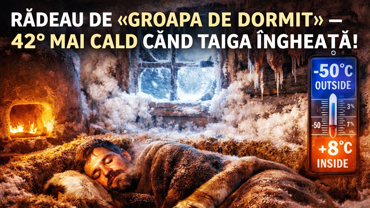 Râdeau de «patul din beci» – a dormit 42° mai cald când cabana îngheța!