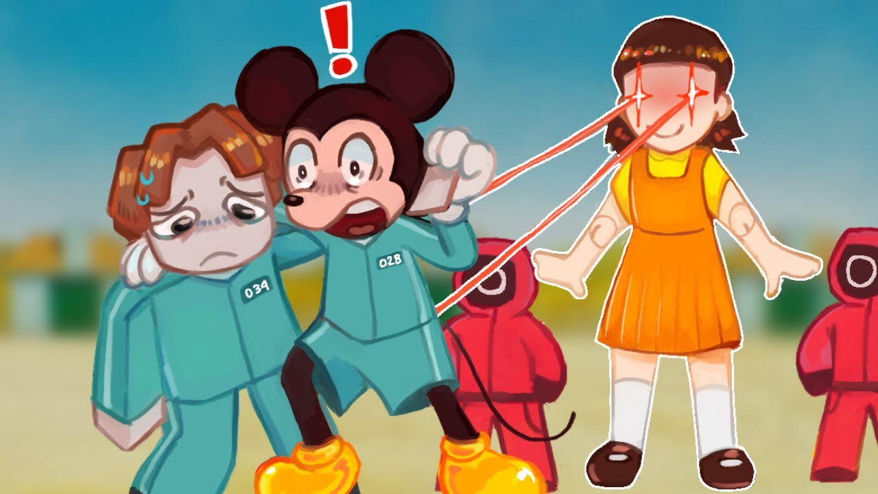 MICKEY plays INK GAME on ROBLOX