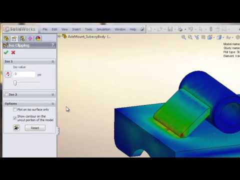 SolidWorks Simulation - Isosurfaces Utility