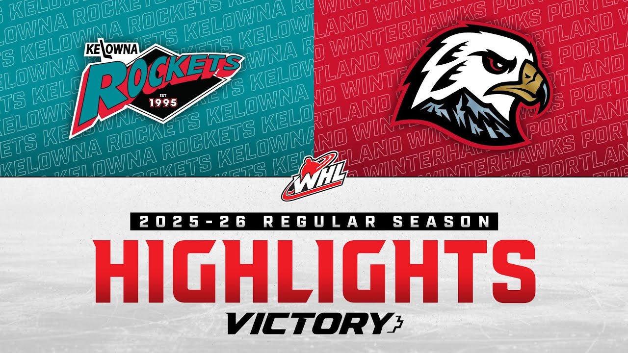 «Келоуна Рокетс» против «Портленд Уинтерхокс» 10 января | Обзор матчей WHL 2025-26