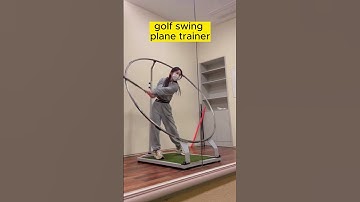 Golf swing plane trainer