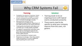 The Top 5 Reasons CRM Implementations Fail