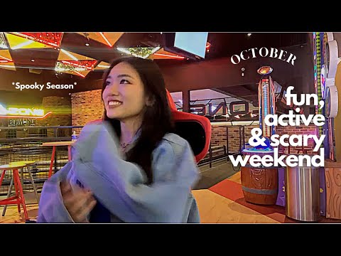 DU HỌC ÚC | Cuối tuần của tháng 10 (Timezone, Halloween party, Workout...) | TTDEYE Try-on & Review