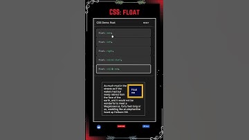 #css #10 #float property