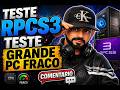 💻 RPCS3 em PC FRACO MILAGRE OU TRAVOU TUDO?