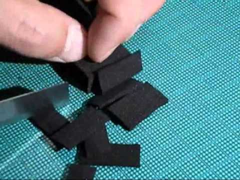 Eco Cutter ファイリーでスポンジゴムを切断 Youtube