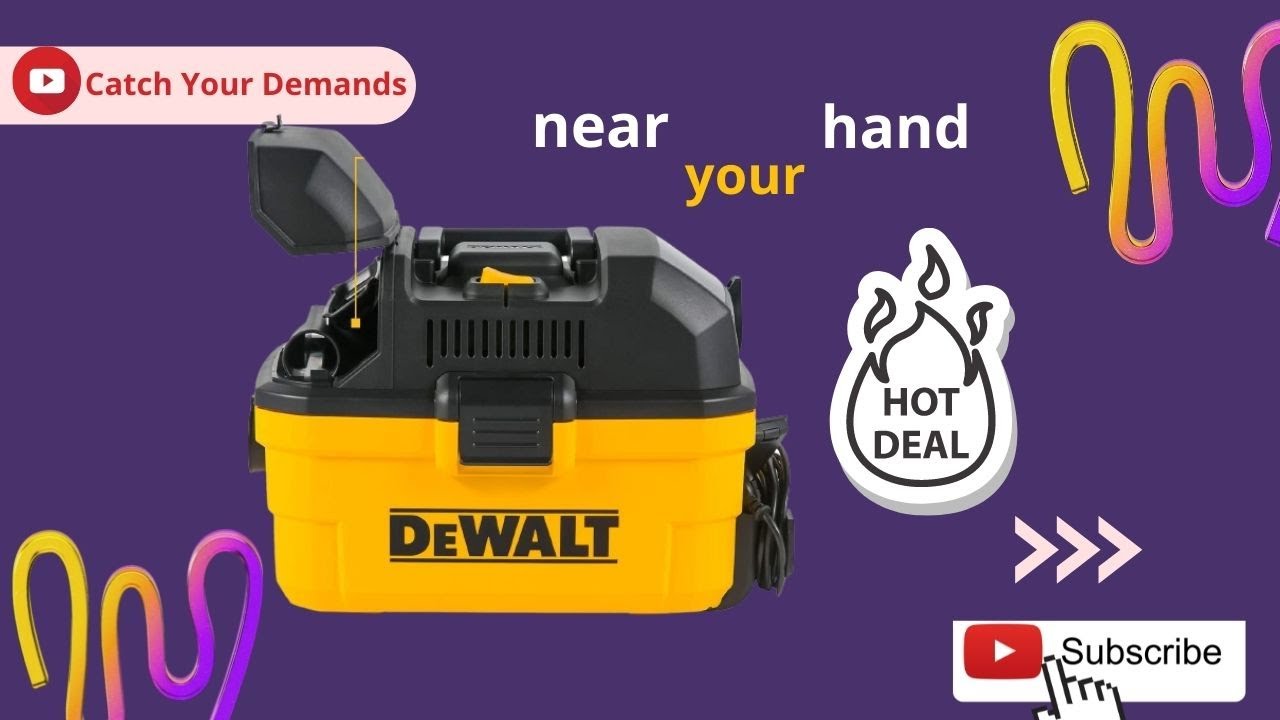 DEWALT DXV04T Portable 4 gallon WetDry Vaccum Yellow review in 20222