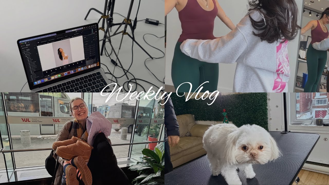 WEEKLY VLOG | Réalignement, photoshoot, beaucoup de talks!