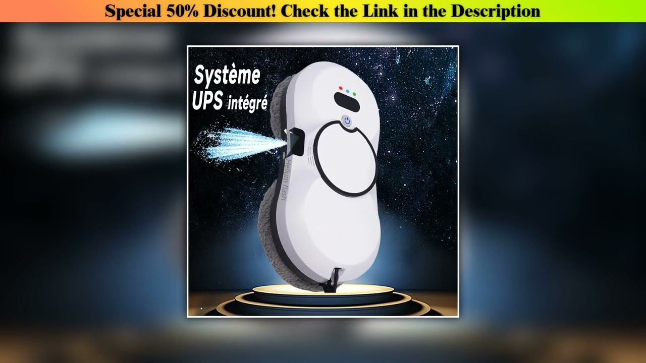 New Arrival UPS System Robot Window Cleaner Vacuum Smart Home Appliance Auto Clean Glass Windows Wa