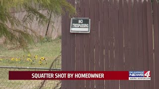 Squatter shot by homeowner