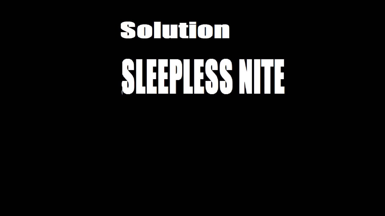 New Era (Solution & Woody) - Sleepless Nite (Out Now) Clip