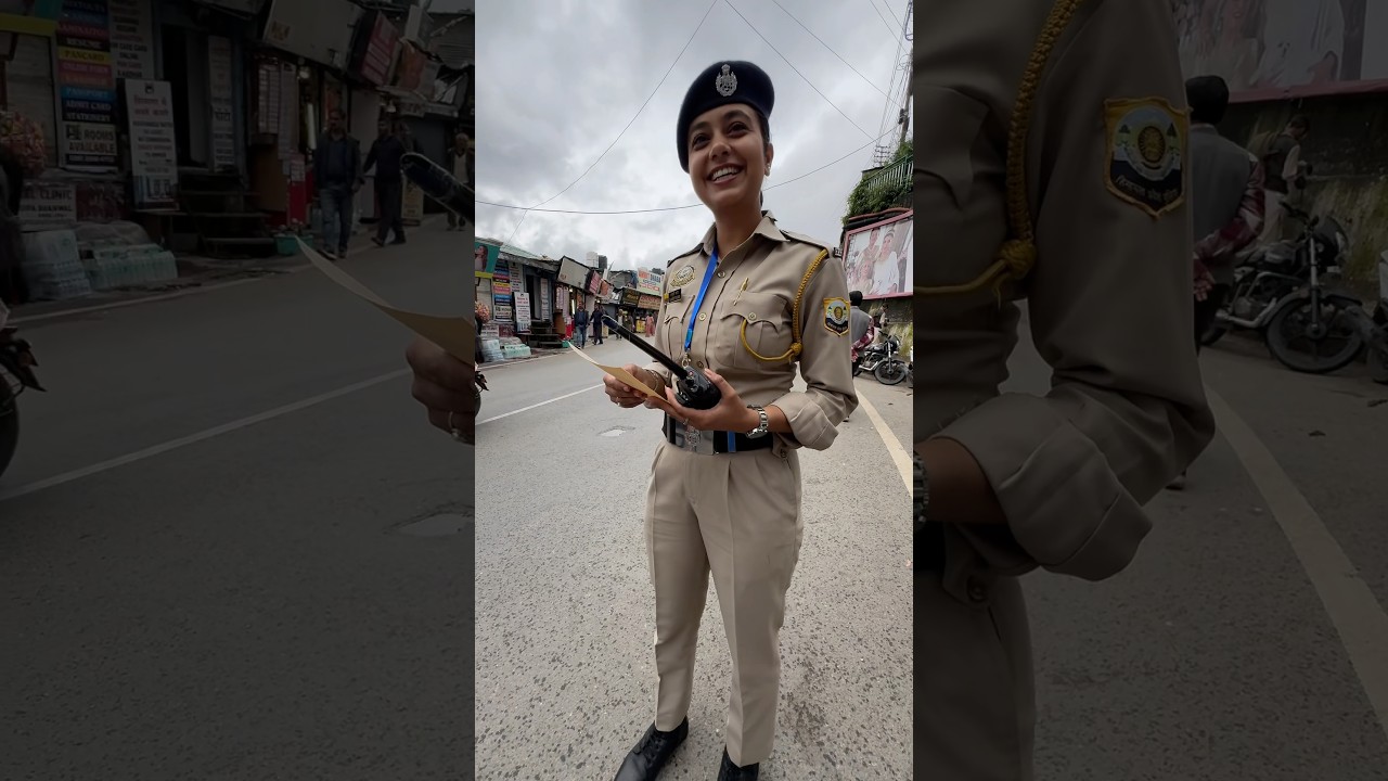 I DREW A POLICE OFFICER AND GOT HER LOVELY REACTION 😍 #art #shorts #police