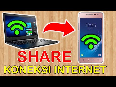 Mudah Cara Membagikan Koneksi Internet dari Laptop ke Hp tanpa SoftwareAplikasi