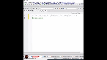 Printing Alphabet Triangle in C Programming | Prof.Antony Vijay #shorts