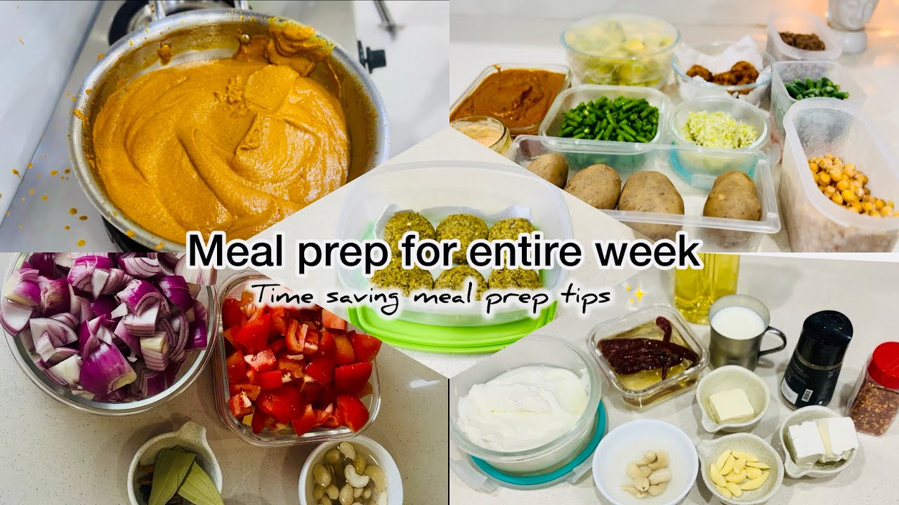 How To Meal Prep For The Entire Week | Time Saving Meal Prep Tips |My Kozy Lifestyle 