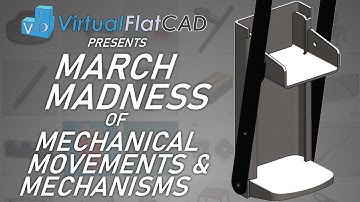 #CADModelOfTheDay 495 - Daily CAD Mechanism Modeling- Soda Can Crusher (FULL STREAM)