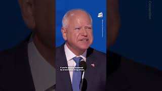 Tim Walz Outlines the Vision for Harris-Walz in 30 Seconds