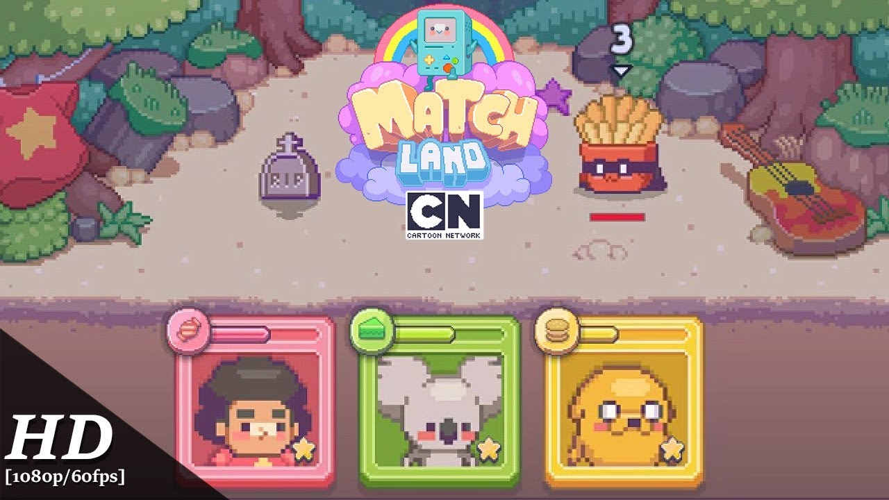 Cartoon Network Match Land Android Gameplay [60fps] YouTube
