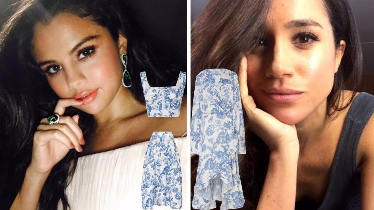 Selena Gomez and Meghan Markle Had a Flawless Twinning Moment
