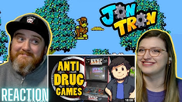 "Anti Drug Games" @JonTronShow | HatGuy & Nikki react