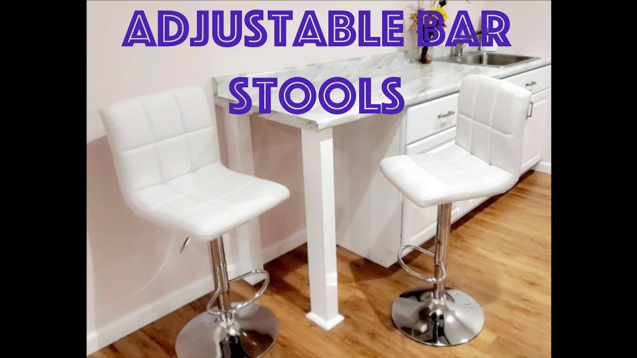 Bellatier Adjustable Height Bar Stool || How to Assemble Bar Stool