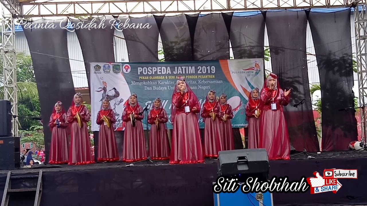 Peserta Hadrah No.09 Putri (dari Jombang) //Thola'al Badru 'Alaina