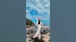 OUTFIT HIJAB KE PANTAI
