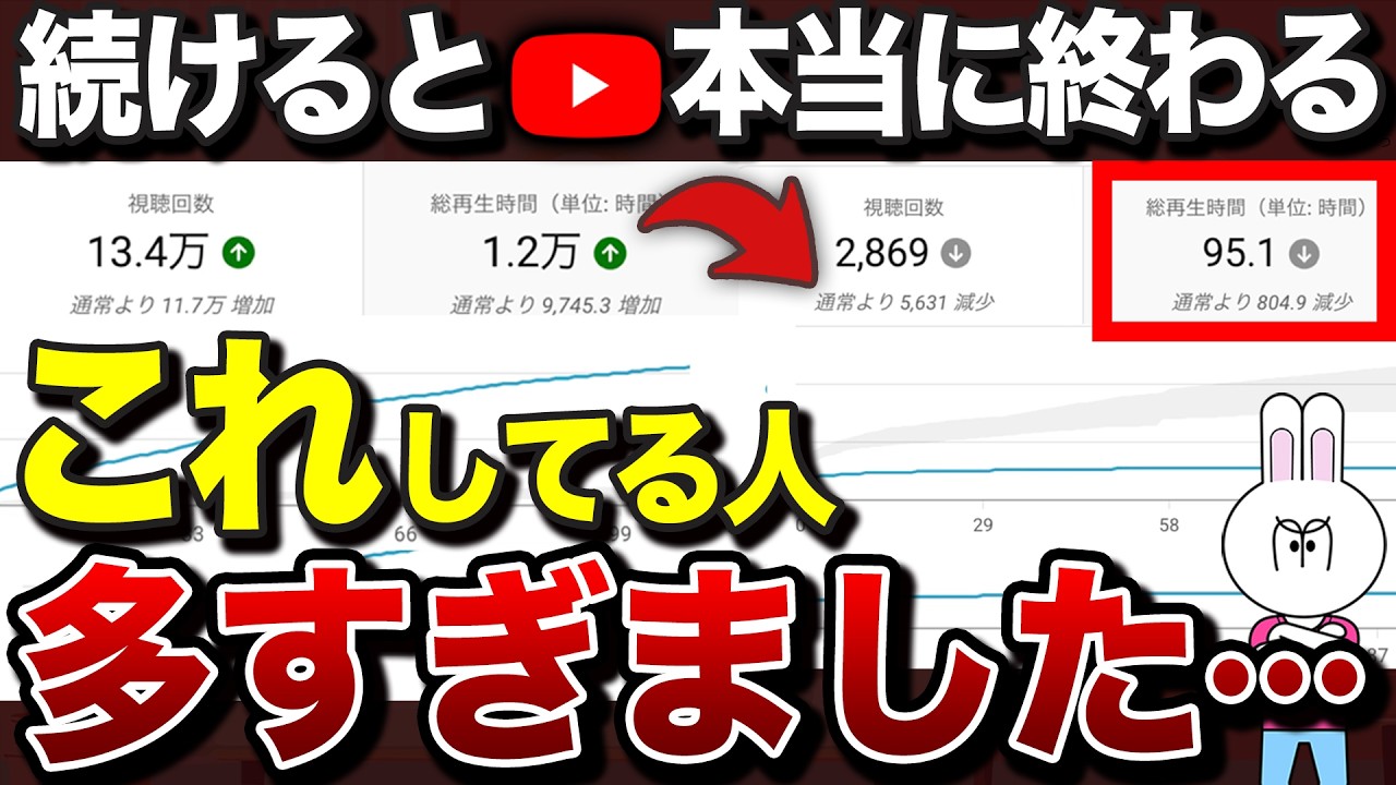 【伸びない悩み】YouTube登録者数は増えるのに再生回数が伸びない7つの原因と対策について解説します！