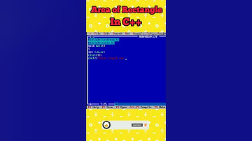 Area of Rectangle in C++ Programming ll #cpp ll #coding ll #programming ll #short ll #shorts ll