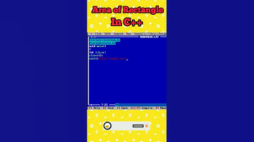 Area of Rectangle in C++ Programming ll #cpp ll #coding ll #programming ll #short ll #shorts ll