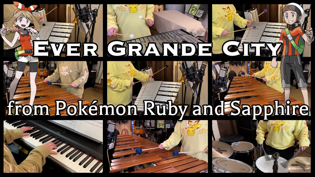 Ever Grande City - Pokémon Ruby and Sapphire (Percussion Cover) | V-Ron Media #SoundoleChillout2023